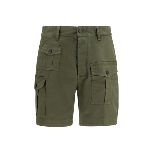 Dsquared² Bicolor Cotton Bermuda Shorts Dsquared²