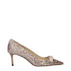 Jimmy Choo Pink Plastic Mid Heel Pumps Jimmy Choo