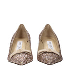 Jimmy Choo Pink Plastic Mid Heel Pumps Jimmy Choo