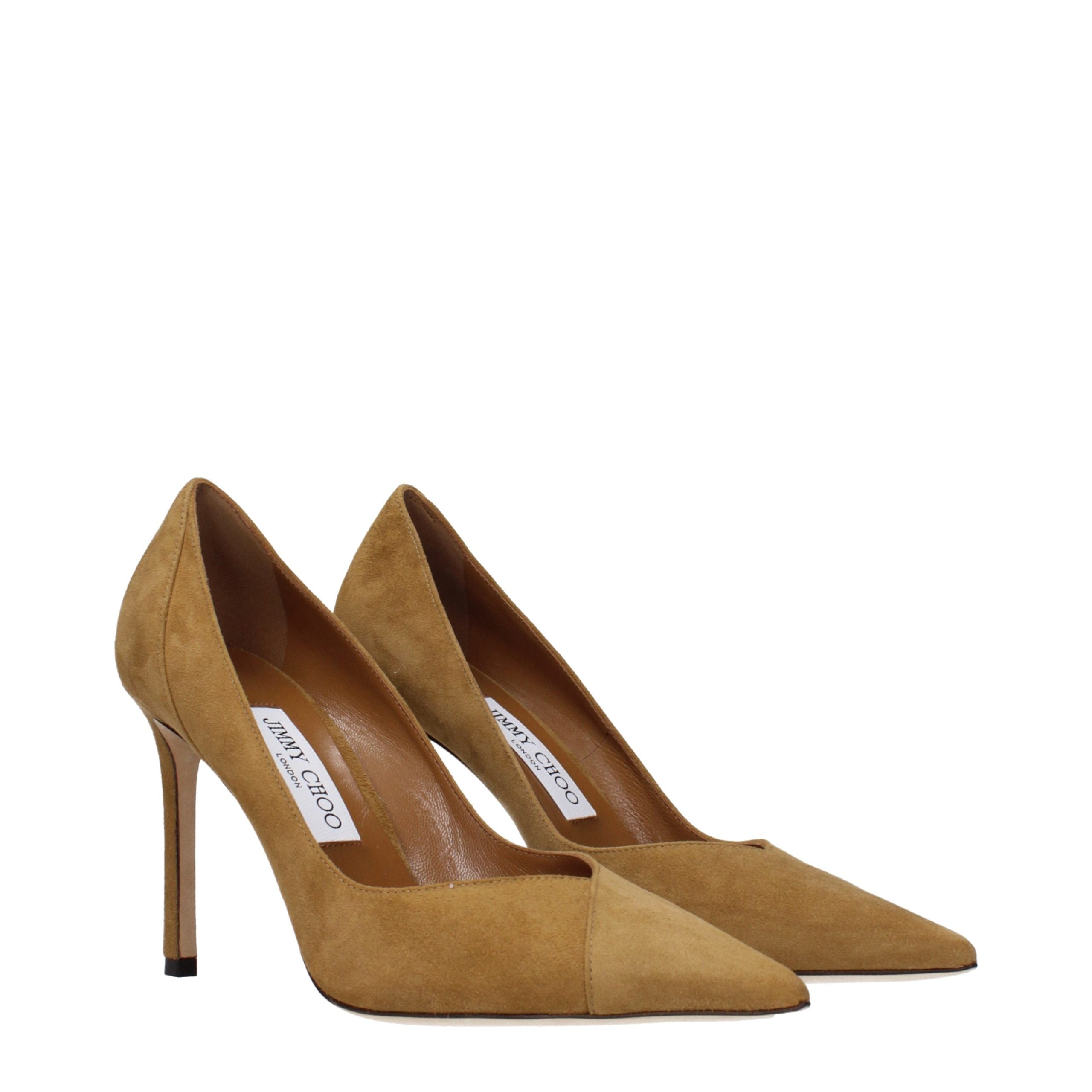 Jimmy Choo Brown Leather High Heel Pumps Jimmy Choo