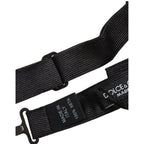 Dolce & Gabbana Men Black 100% SIlk Adjustable Neck Papillon Bow Tie