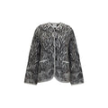 Forte_Forte Gray Alpaca Vicugna Pacos Cardigan Forte_Forte