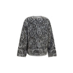 Forte_Forte Gray Alpaca Vicugna Pacos Cardigan Forte_Forte