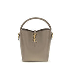 Saint Laurent Beige Calf Leather Bos Taurus Backet Bag Saint Laurent