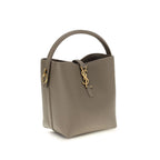 Saint Laurent Beige Calf Leather Bos Taurus Backet Bag Saint Laurent