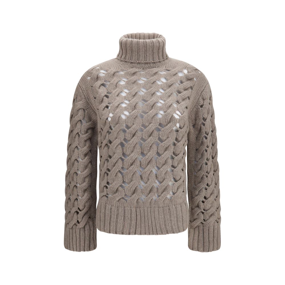 P.A.R.O.S.H. Beige Wool Oves Aries Turtleneck P.A.R.O.S.H.