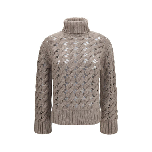 P.A.R.O.S.H. Beige Wool Oves Aries Turtleneck P.A.R.O.S.H.