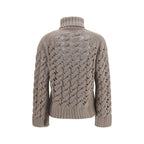 P.A.R.O.S.H. Beige Wool Oves Aries Turtleneck P.A.R.O.S.H.