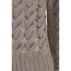 P.A.R.O.S.H. Beige Wool Oves Aries Turtleneck P.A.R.O.S.H.