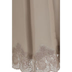 P.A.R.O.S.H. Beige Acetate Midi Skirt P.A.R.O.S.H.