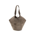 Khaite Beige Calf Leather Bos Taurus Shoulder Bag Khaite