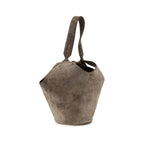 Khaite Beige Calf Leather Bos Taurus Shoulder Bag Khaite
