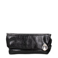 Jil Sander Black Leather Clutch Bag