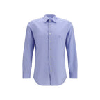 Etro Blue Cotton Dress Shirt