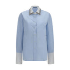 Prada Blue Cotton Dress Shirt