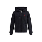 Ami Paris Black Cotton Sweatshirt