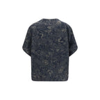 Giorgio Armani Blue Cotton Denim Jacket