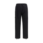 Stone Island Black Cotton Cargo Pants