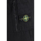 Stone Island Black Cotton Cargo Pants