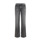 Mother Denim Gray Cotton Bootcut Jeans