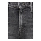 Mother Denim Gray Cotton Bootcut Jeans