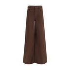 Mother Denim Brown Cotton Jeans Denim