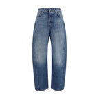 Givenchy Blue Cotton Relaxed Fit Jeans