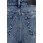 Givenchy Blue Cotton Relaxed Fit Jeans