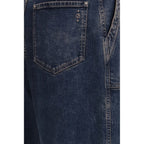 Giorgio Armani Blue Cotton Jeans Denim
