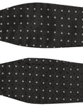 Dolce & Gabbana Black White Polka Dot Adjustable Neck Papillon Bow Tie