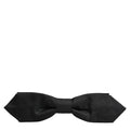 Dolce & Gabbana Men Black Polyester Adjustable Neck Papillon Bow Tie
