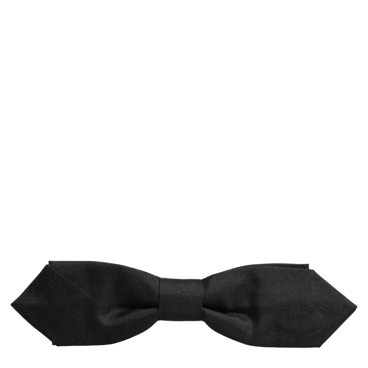 Dolce & Gabbana Men Black Polyester Adjustable Neck Papillon Bow Tie
