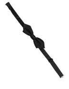 Dolce & Gabbana Men Black 100% Silk Adjustable Neck Papillon Bow Tie
