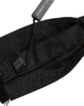 Dolce & Gabbana Men Black 100% SIlk Adjustable Neck Papillon Bow Tie