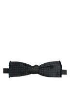 Dolce & Gabbana Men Green Patterned Adjustable Neck Papillon Bow Tie