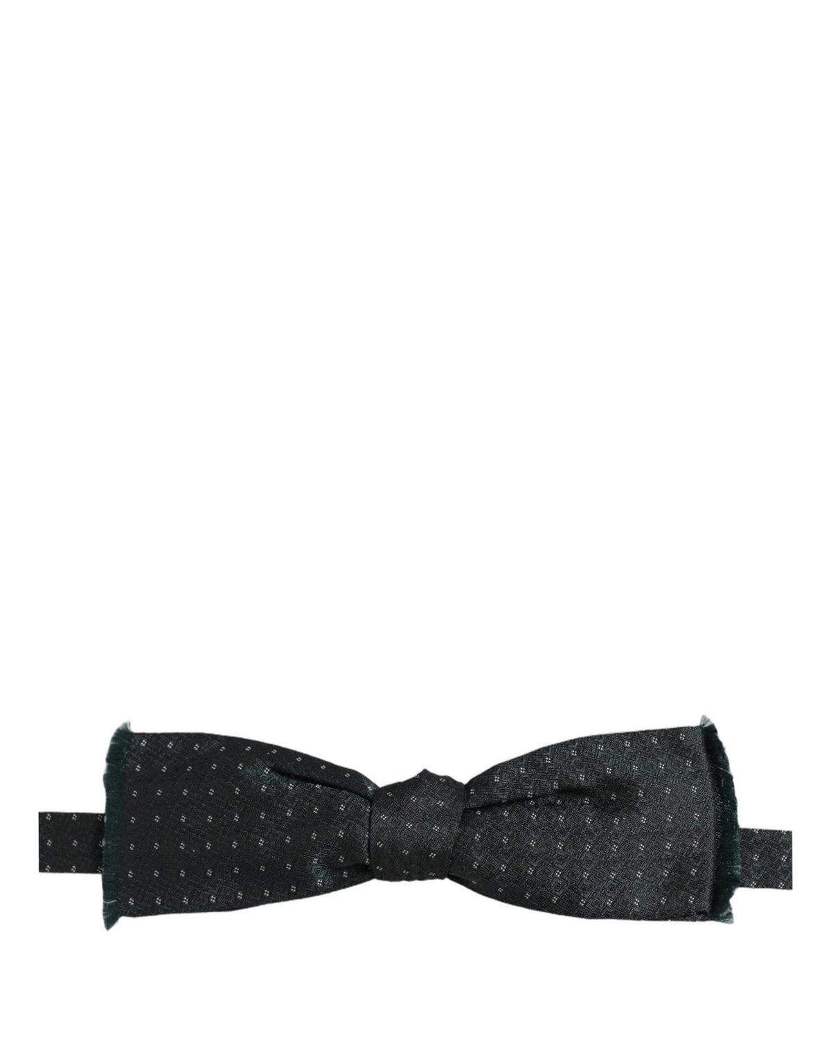 Dolce & Gabbana Men Green Patterned Adjustable Neck Papillon Bow Tie
