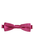 Dolce & Gabbana Men Pink 100% Silk Adjustable Neck Papillon Bow Tie