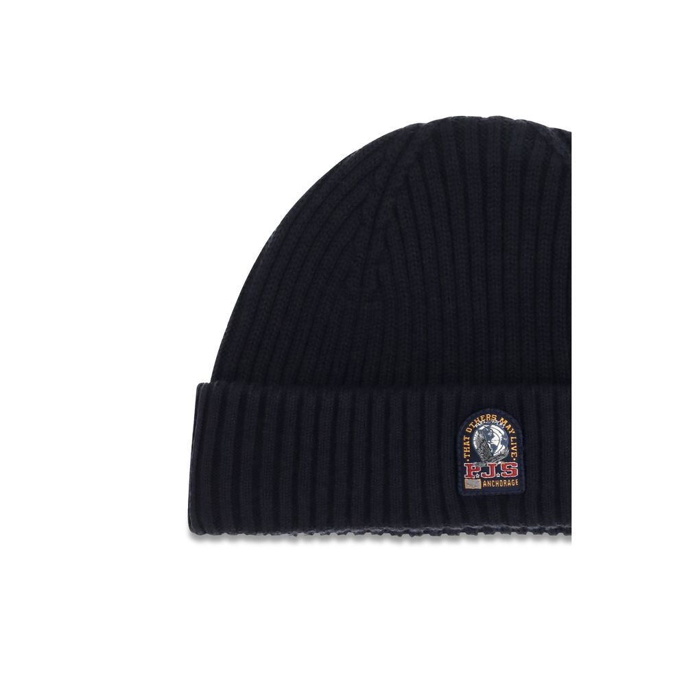 Parajumpers Blue Wool Oves Aries Beanie Parajumpers