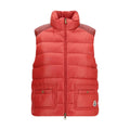 Moncler Red Polyamide Sleeveless Jacket
