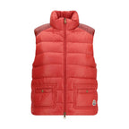 Moncler Red Polyamide Sleeveless Jacket