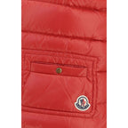 Moncler Red Polyamide Sleeveless Jacket