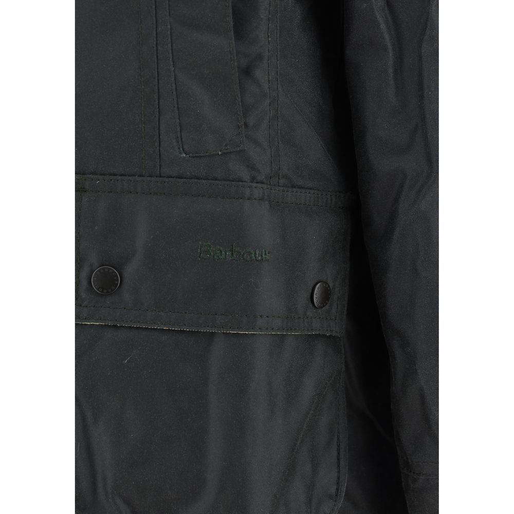 Barbour Bicolor Cotton Full-Length Jacket Barbour