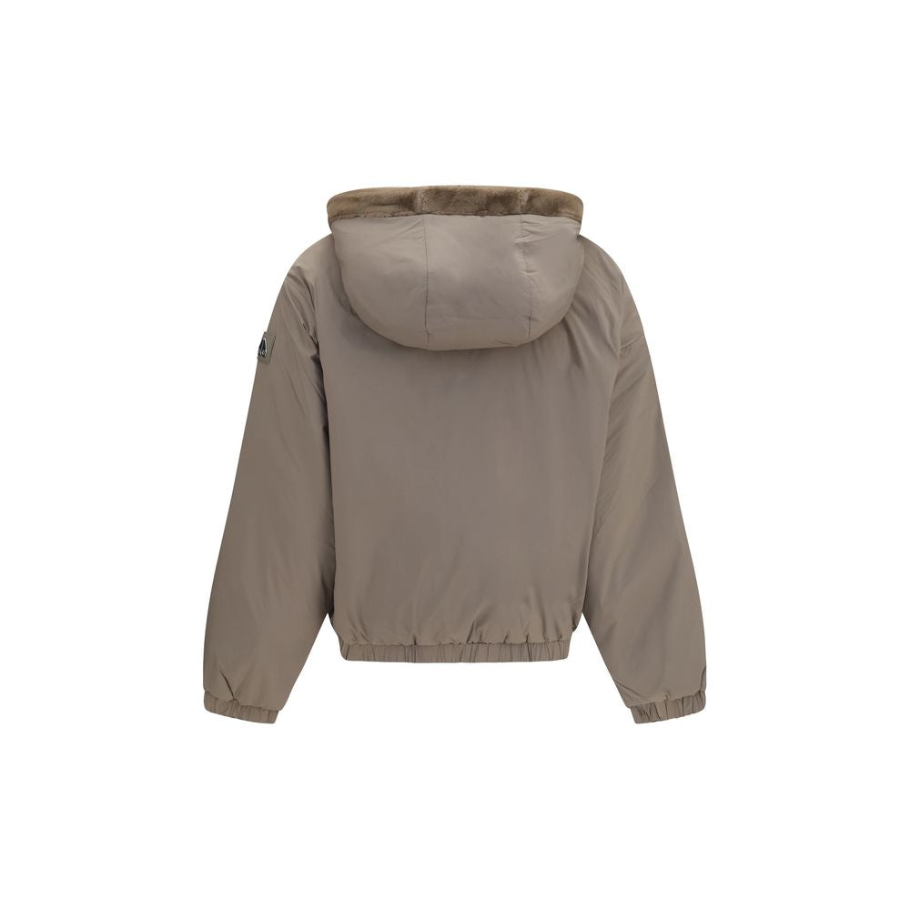Moose Knuckles Brown Faux Fur Sweatshirt Moose Knuckles