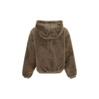 Moose Knuckles Brown Faux Fur Sweatshirt Moose Knuckles