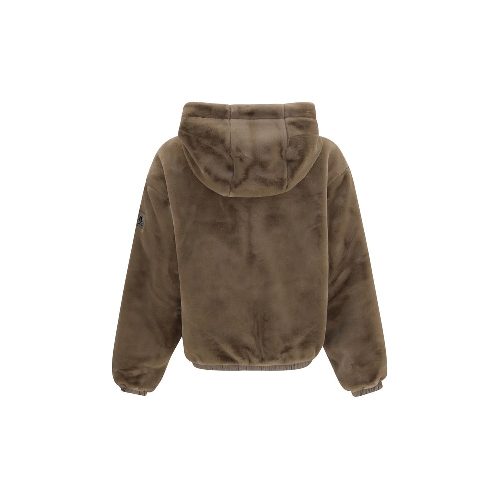 Moose Knuckles Brown Faux Fur Sweatshirt Moose Knuckles