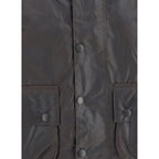 Barbour Black Cotton Full-Length Jacket
