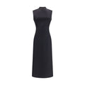 Maison Margiela Black Wool Oves Aries Casual Dress Maison Margiela