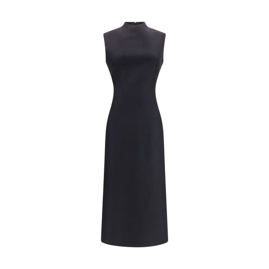 Maison Margiela Black Wool Oves Aries Casual Dress Maison Margiela