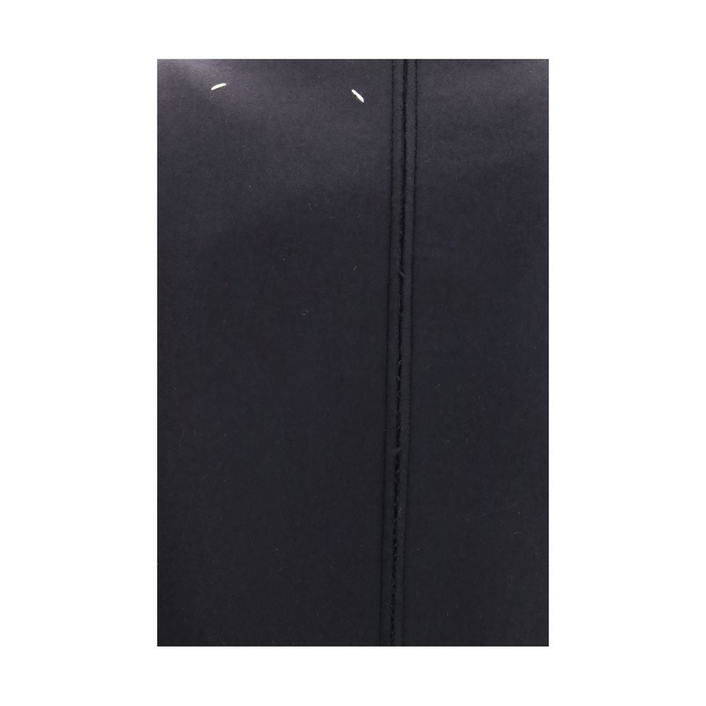 Maison Margiela Black Wool Oves Aries Casual Dress Maison Margiela