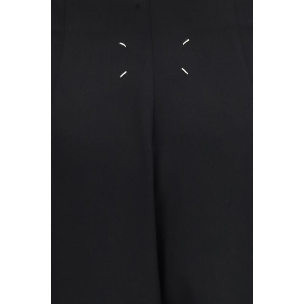 Maison Margiela Black Wool Oves Aries Long Skirt Maison Margiela